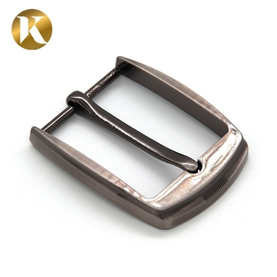 Fashion Silver 35mm Pin Belt Buckles Zinc Alloy With Long Using Time