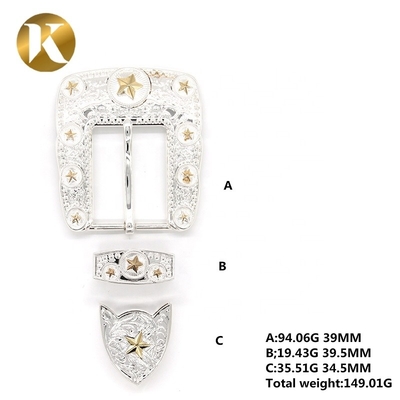 Thick Retro Logo Cool Belt Buckles Zinc Alloy Material