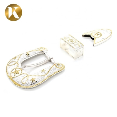Zinc Alloy Double Pin Belt Buckle 40mm Inner Size With Long Using life