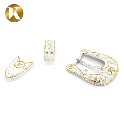 Zinc Alloy Double Pin Belt Buckle 40mm Inner Size With Long Using life