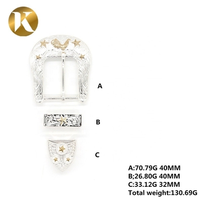 Promotion Custom Logo Plate Belt Buckles With 3D Surface Treatment