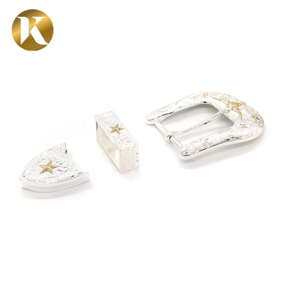 Men Fashion Belt Buckles , Thick Zinc Alloy Plate Style Belt Buckle