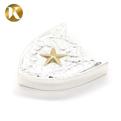 Men Fashion Belt Buckles , Thick Zinc Alloy Plate Style Belt Buckle