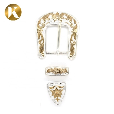 Popular 2 Color Decorative Belt Buckle Metal Durable Zinc Alloy Material