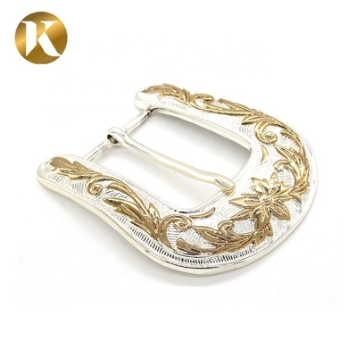 Popular 2 Color Decorative Belt Buckle Metal Durable Zinc Alloy Material