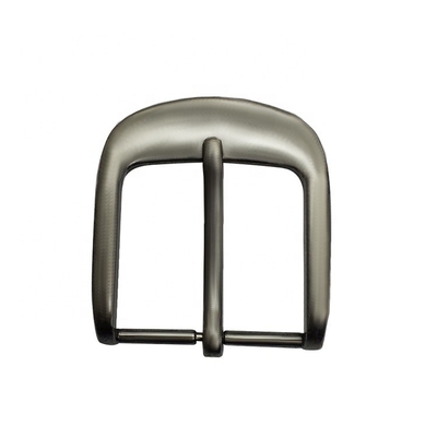 40mm Circular Fancy Belt Buckles , KML Zinc Alloy Silver Belt Buckles