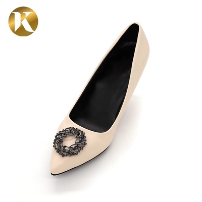 Woman Vintage Rhinestone Shoe Clips 50*45mm With Elegant Appearance