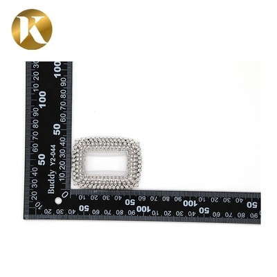 Customized Charming Crystal Decorative Shoe Clips And Charms 60*45mm