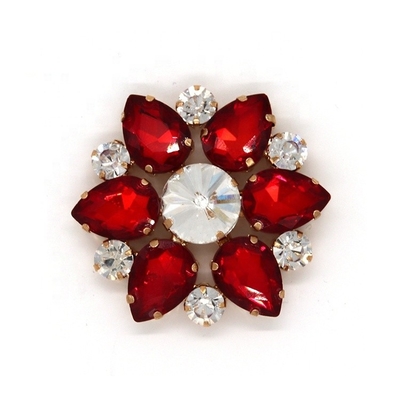 Sun Flower Shape Decorative Shoe Clips 50*50mm Fashion Style For Ladies
