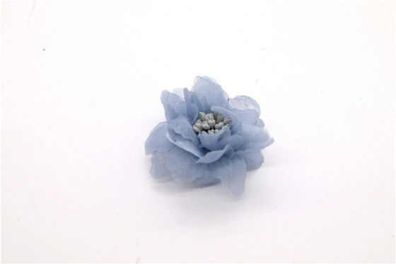 Multiple Colors Chiffon Flower Shoe Clips 85*85mm SGS Certificatio