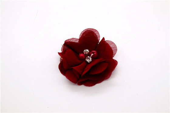 Fashion Flower Shoe Clip , Chiffon Floral Shoe Clips Bohemia Sty