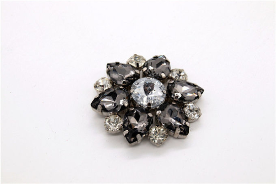 Fashionable Rhinestone Shoe Clips 95mm*22mm With Hanging Plating