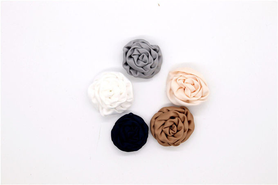 Fashion Style Women'S Decorative Shoe Clips Flower Decoration Special Cloth Material
